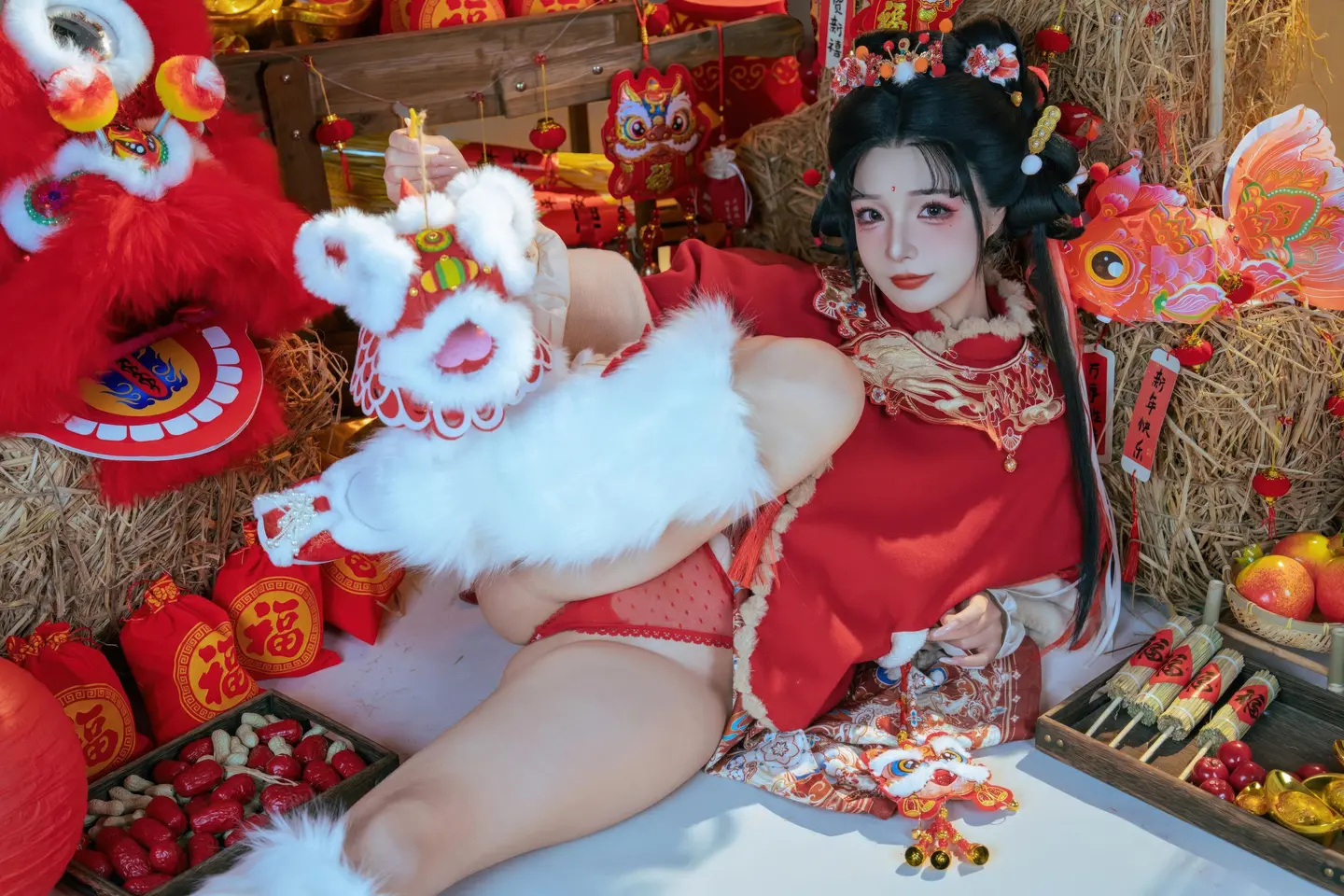 yuuhui玉汇 – NO.159 2026 New Year Special Lion Dancer Girl [131P-2V-2.12G] (131 photos) - Yuuhuiyu Hui (yuuhui玉汇) - Photo 31 of 131