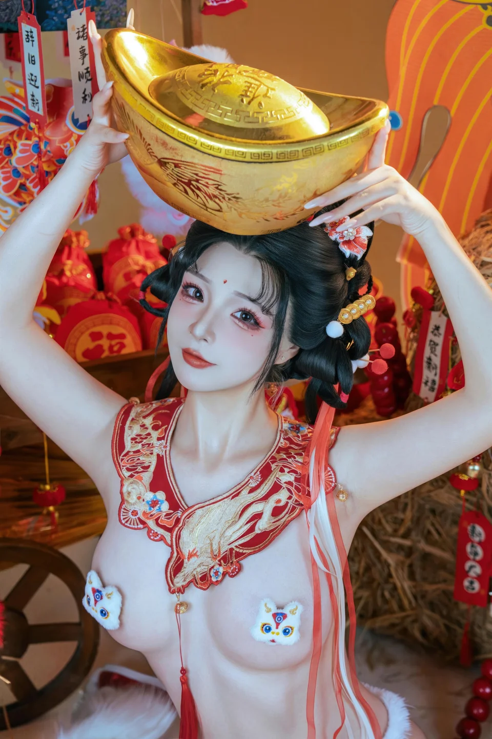 yuuhui玉汇 – NO.159 2026 New Year Special Lion Dancer Girl [131P-2V-2.12G] (131 photos) - Yuuhuiyu Hui (yuuhui玉汇) - Photo 101 of 131